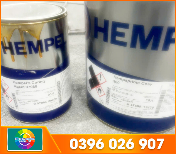 Sơn công nghiệp Hempaprime Core 500 & Hempel Curing Agent 97068